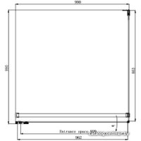 Душевой уголок Ambassador Abner 10011102L 100х100