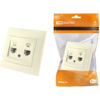 Розетка компьютерная TDM Electric Лама SQ1815-0119