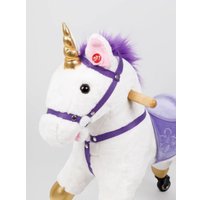 Каталка Amarobaby Funny Horse Лошадка AMARO-28FH-BeFi (белый/фиолетовый)