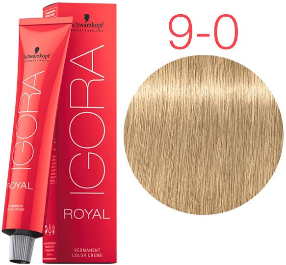 

Крем-краска для волос Schwarzkopf Professional Igora Royal Permanent Color Creme 9-0 60 мл