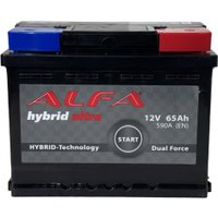 Автомобильный аккумулятор ALFA Hybrid R+ (65 А·ч)