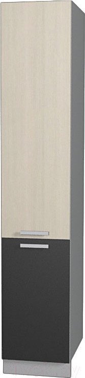 

Шкаф-пенал Интерлиния Мила Лайт НШП-№2-2145 (вудлайн кремовый/антрацит)