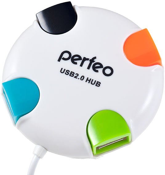 

USB-хаб Perfeo PF-VI-H020 (белый)