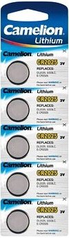 Camelion СR2025 5 шт. CR2025-BP5