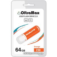 USB Flash OltraMax 230 64GB (оранжевый) [OM-64GB-230-Orange]