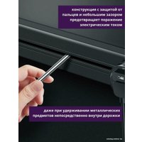 Трековая розетка AVEL шинопровод 40 см + 1 ЕВРО розетка + 1 USB (серый)