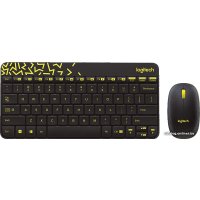 Офисный набор Logitech MK240 Nano 920-008202 (черный, нет кириллицы)