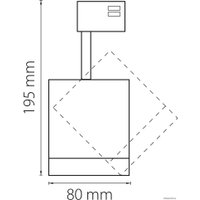 Трековый светильник Lightstar Canno 301572