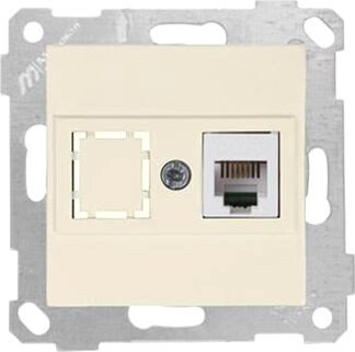 

Розетка телефонная Mutlusan Rita 2200-125-0102 (слоновая кость)