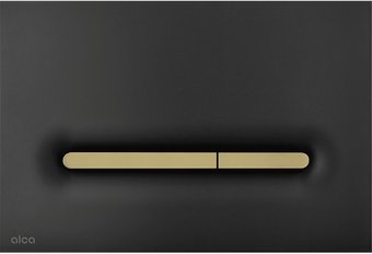 Alcaplast M1878-7 (черный-мат/золотой-мат)