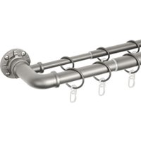 Карниз для штор UG Home Раздвижной 2-рядный 2КР-153-360-ЧО (черное олово, 1.53-3.6м) в Гомеле