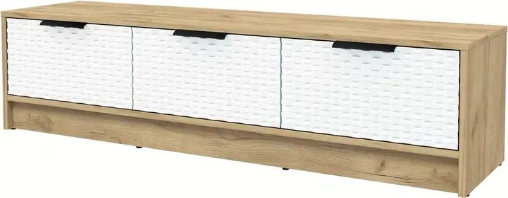 

Тумба Интерлиния ТВ Концепт КТ-ТВ3-35 Техно (дуб золотой/белый)