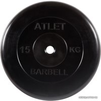 Диск MB Barbell Атлет 31 мм (1x15 кг)