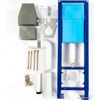 Инсталляция для унитаза SIAMP Bcu Ingenio с панелью Sphere (матовый хром)