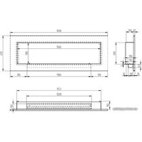 Биокамин ZeFire Elliot 1800 (белый со стемалитом)