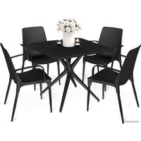 Обеденная группа Sheffilton SHT-DS209 (черный)