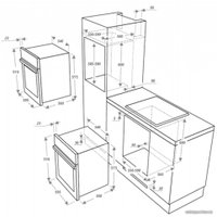 Газовый духовой шкаф MAUNFELD EOGC604RBG.MT