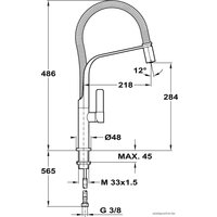 Смеситель TEKA FO 997 Black [62997020FN]