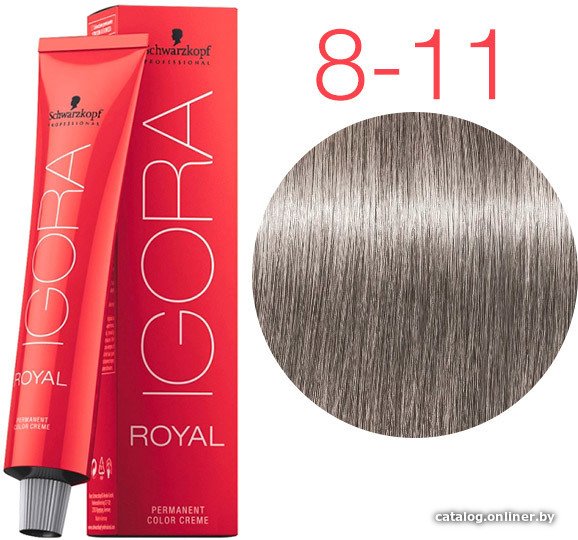 Крем-краска для волос Schwarzkopf Professional Igora Royal Permanent Color Creme 8-11 60 мл