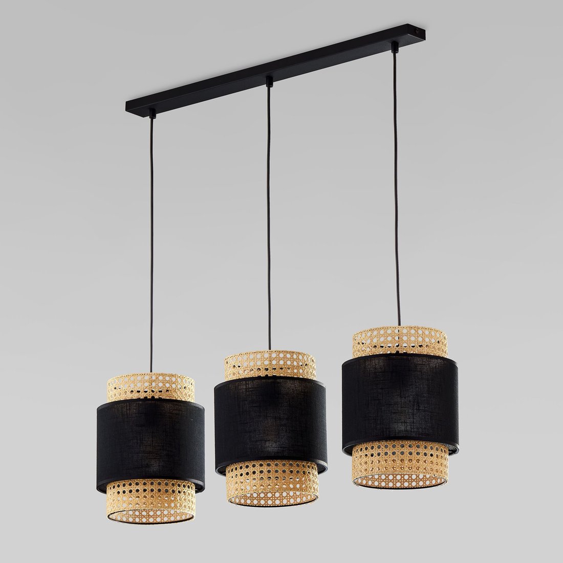 

Люстра средней высоты TK Lighting Boho Black TKP6541