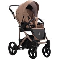 Универсальная коляска BEBETTO Magnum Light SE 2в1 (06, темно-бежевый/бежевая рама)