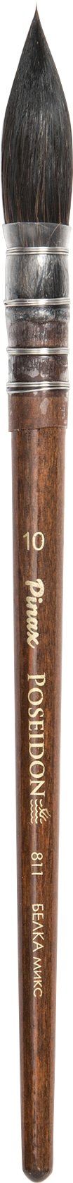 

Кисть для рисования Pinax Poseidon №10 811010 (белка микс, круглая)
