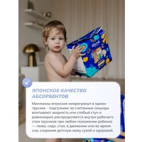 Трусики-подгузники Kissme Premium Pants M 6-11 кг (44 шт)