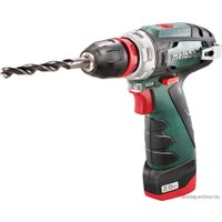 Дрель-шуруповерт Metabo PowerMaxx BS Quick Basic 600156500 (с 2-мя АКБ, кейс)