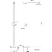 Душевая система  Timo Selene SX-1013 Z