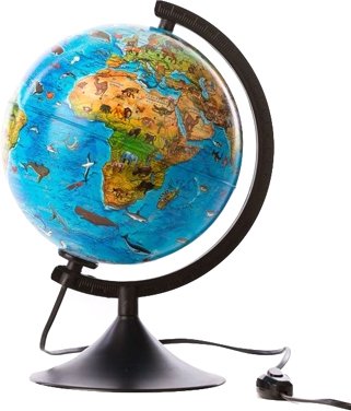 

Школьный глобус Globen Зоогеографический с подсветкой k012100206