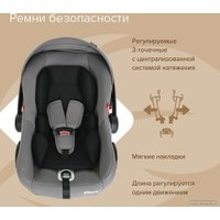 Детское автокресло Pituso Santiso R201 (серый/черный)