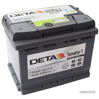Автомобильный аккумулятор DETA Senator3 DA640 (64 А·ч)