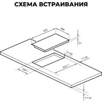 Варочная панель LEX EVH 3020B BL