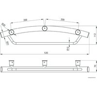 Держатель для полотенца Deante Vital NIV B41H (черный)