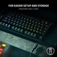 Клавиатура Razer Huntsman V2 TKL (черный, Razer Opto-Mechanical Red, нет кириллицы)
