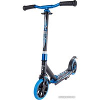 Двухколесный подростковый самокат Tech Team Jogger 180 2022 (черный/синий)