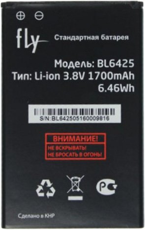 

Аккумулятор для телефона Fly BL6425