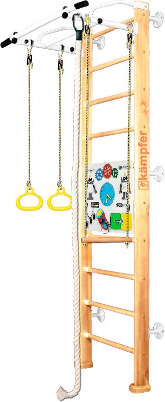 

Детский спортивный комплекс Kampfer Helena Wall Busyboard (стандарт, натуральный/бизиборд белый)
