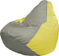 

Кресло-мешок Flagman Груша Мега XXXL Г3.1-338 (серый/желтый)