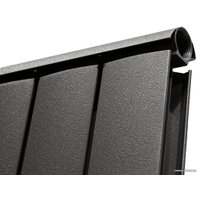 Дизайн-радиатор Silver S 1800 (4 секции, серый шелк)