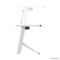 Стол для работы стоя Fit Focus одномоторный, черный, ДСП дуб канзас коричневый 9071707