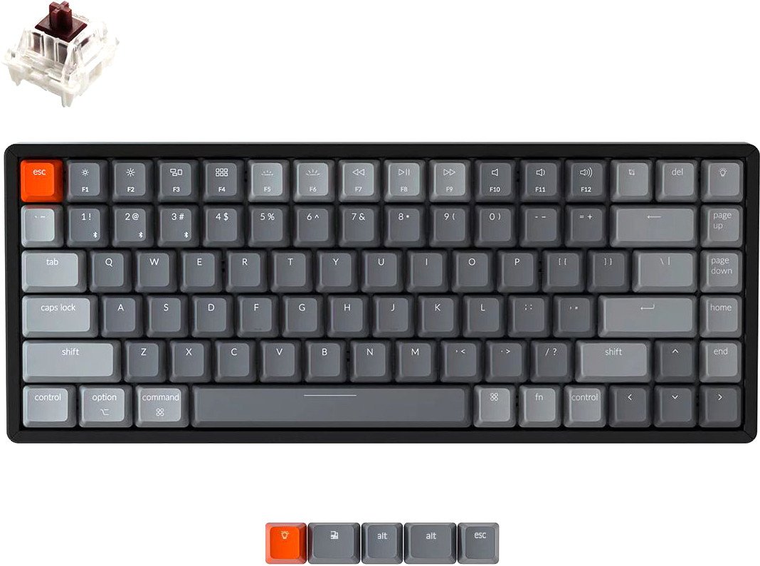 

Клавиатура Keychron K2 V2 RGB K2-C3H-RU (Gateron G Pro Brown)