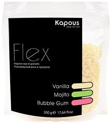 

Воск Kapous Полимерный в гранулах Flex с ароматом Ваниль 500 г