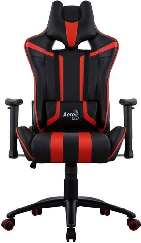 Игровое (геймерское) кресло AeroCool AC120 AIR (черный/красный)