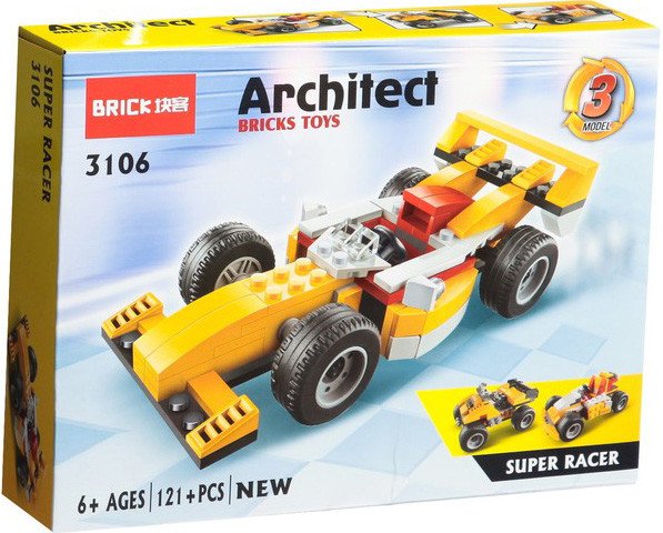 

Конструктор Brick Гоночный болид 3106