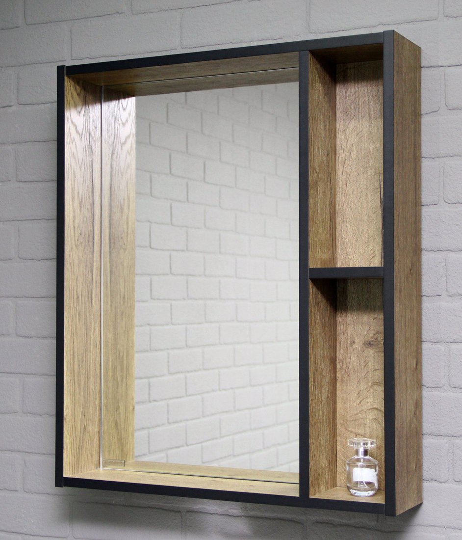 

Домино Шкаф с зеркалом для ванной Alfa 60 DA6103HZ (левый/правый)