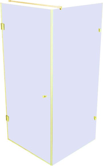 

Душевой уголок Benetto BEN-104_GD_C 80x80x220 (прозрачное стекло/золотистый)