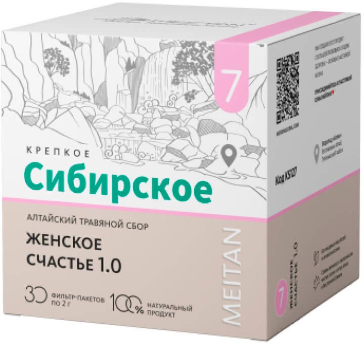 БАД Meitan Крепкое сибирское №7 Женское счастье 1.0 (30 пакетиков)
