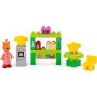 Конструктор Полесье Макси. Три кота. Мама на кухне 75861 (19эл)