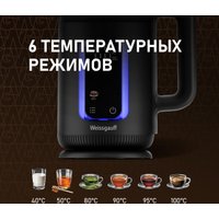 Электрический чайник Weissgauff WK 1530 Db Touch BodyCool